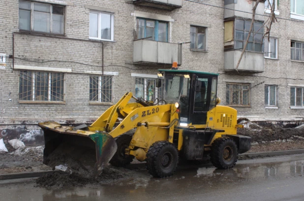 Проверка автодорог в Новоалтайске. 