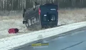 ДТП с катафалком в Алтайском крае.