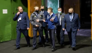 Виктор Томенко побывал на открытии новой линии шинного завода «Нортек».