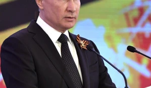 Владимир Путин в День Победы.