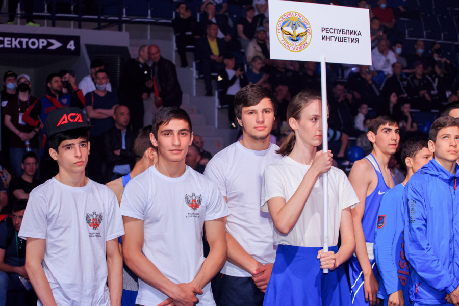 Открытие первенства России по боксу среди юниоров.