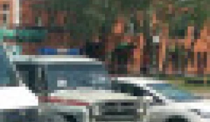 ДТП с участием автобуса и автомобиля «Росгвардии».