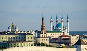 Вид на Казанский кремль. 