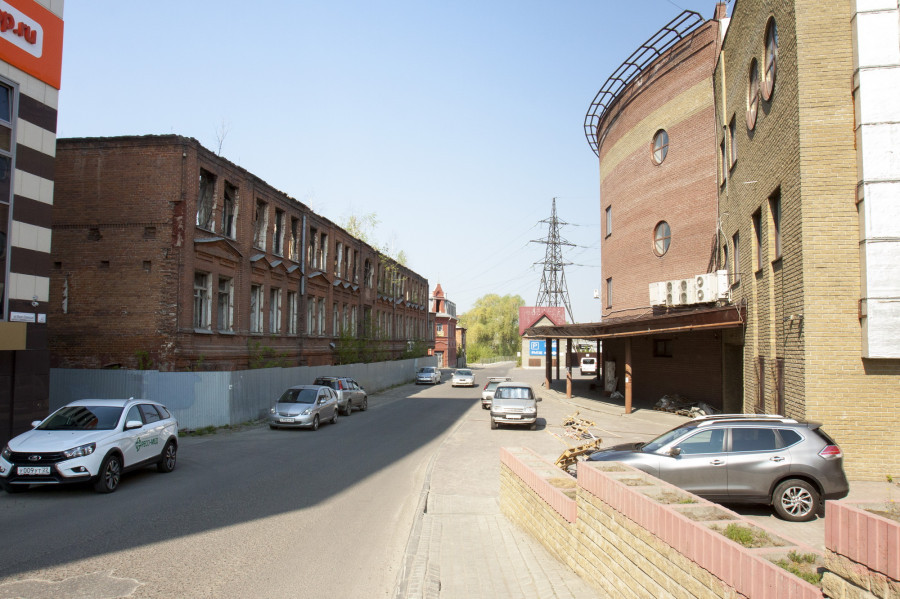 Улица Мало-Олонская в районе дома Поскотинова.