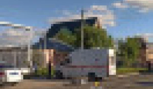 Авария в Новосибирске.