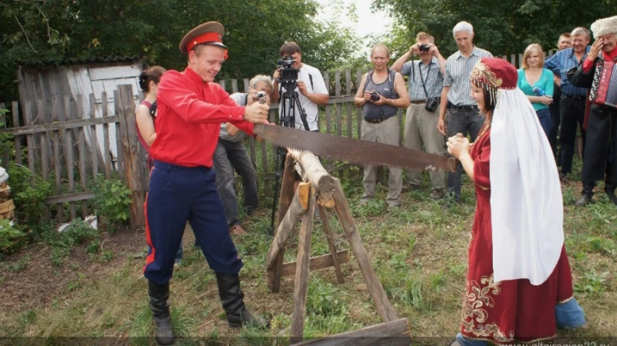 Казаки в Алтайском крае.