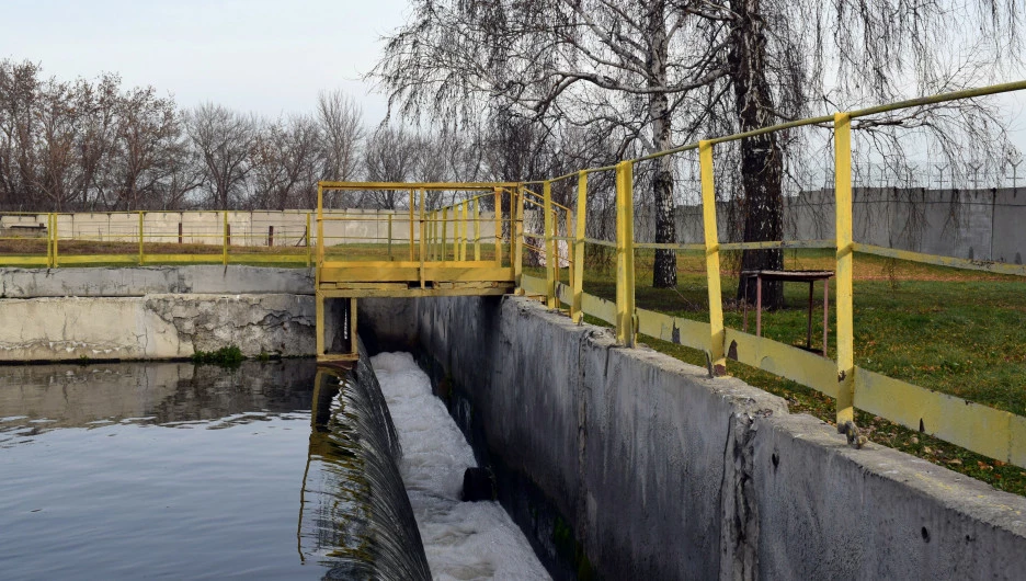 Очистные сооружения.