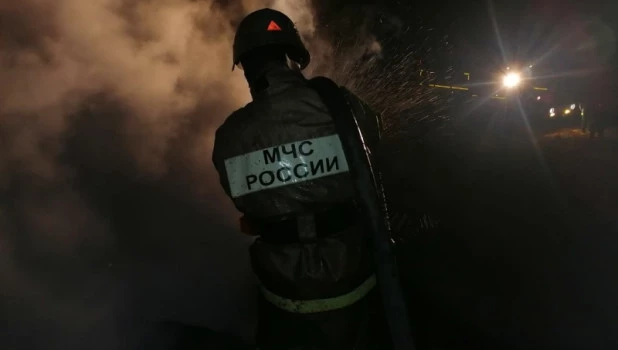 Пожар в Алтайском крае.