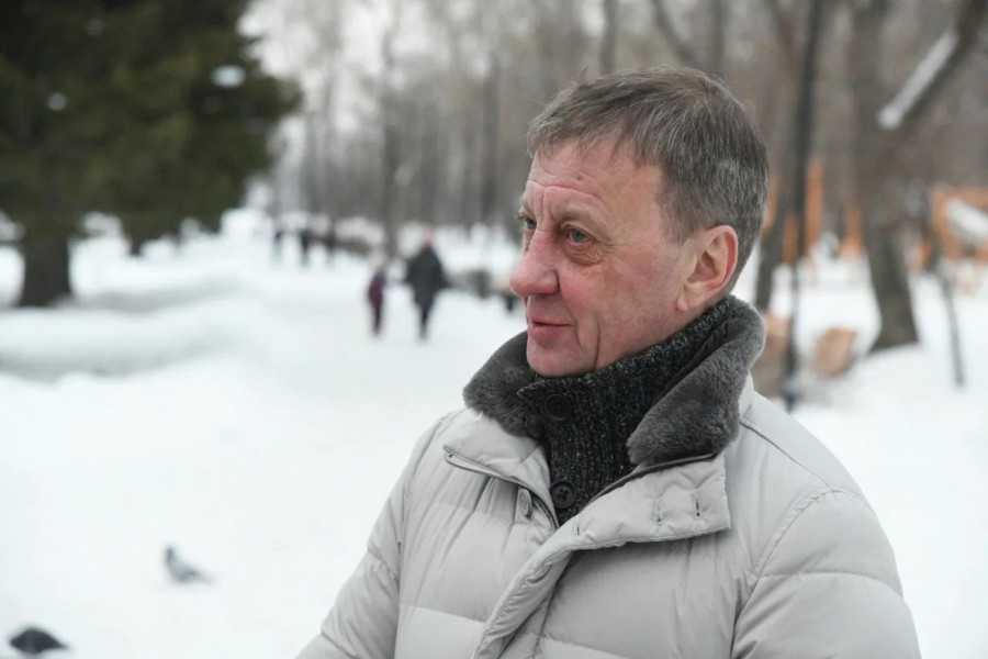 Вячеслав Франк осмотрел реконструкцию парка &quot;Изумрудный&quot; в Барнауле.