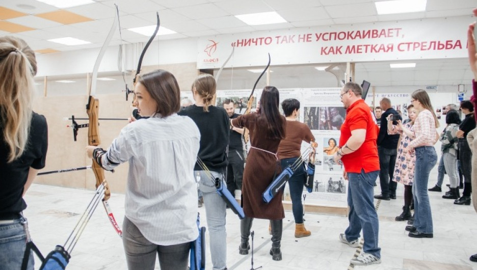Первый турнир по стрелковым видам спорта среди СМИ Барнаула.