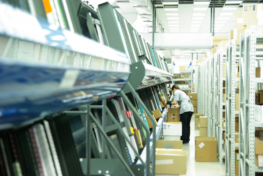 Логистический комплекс в Новосибирске.