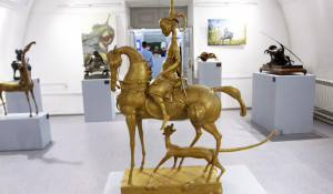 Выставка работ Даши Намдакова в Барнауле