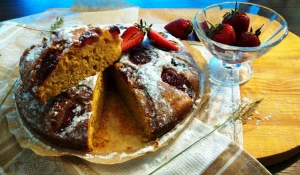 Клубничный пирог.