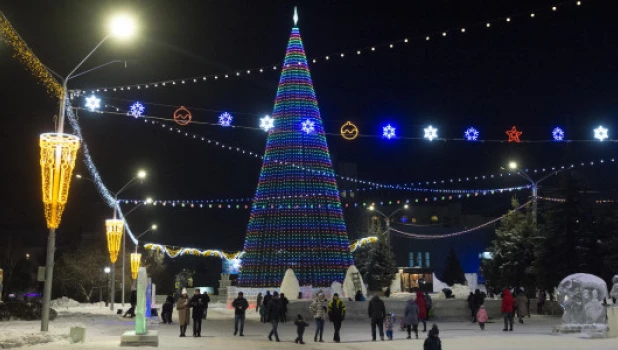 Предновогодний Барнаул. 