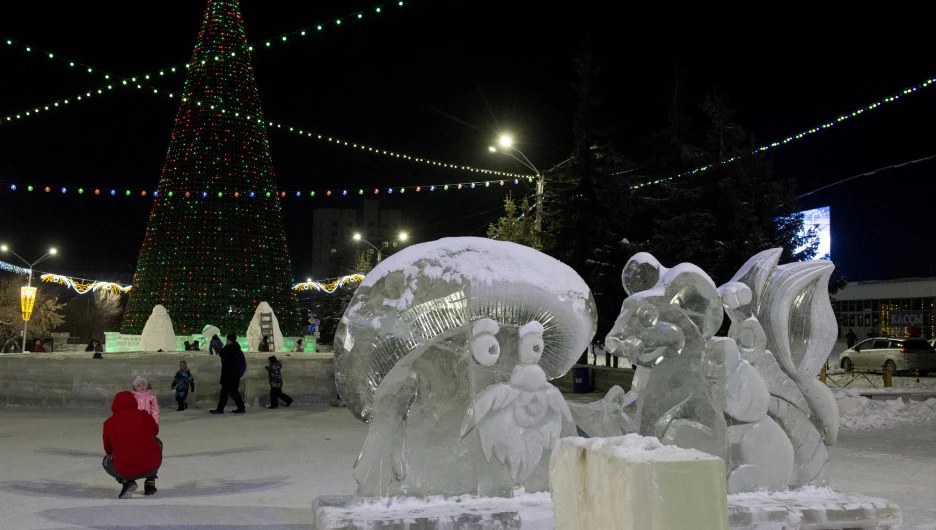 Предновогодний Барнаул. 