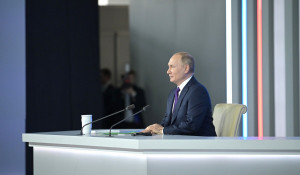 Большая пресс-конференции Владимира Путина.