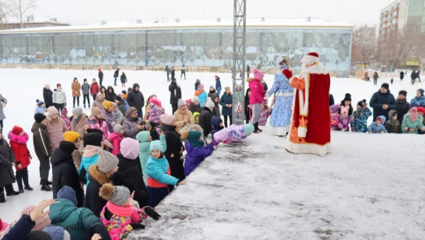 Новогодний праздник в парке «Арлекино».