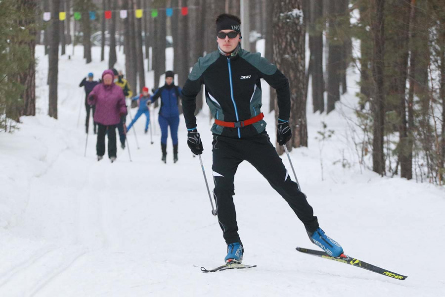 Открытие зимнего лыжного сезона на Трассе здоровья.