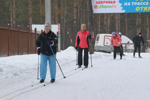 Открытие зимнего лыжного сезона на Трассе здоровья.