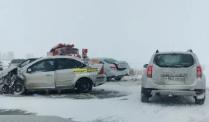 Авария на трассе Павловск-Мамонтово. 