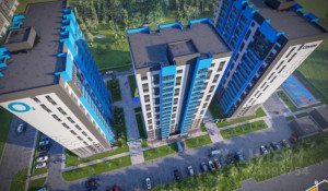 В Барнауле в строящемся ЖК продается трехкомнатная квартира.
