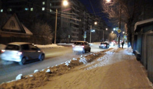 Переход на пересечении улиц Матросова и Бехтерева в Барнауле.