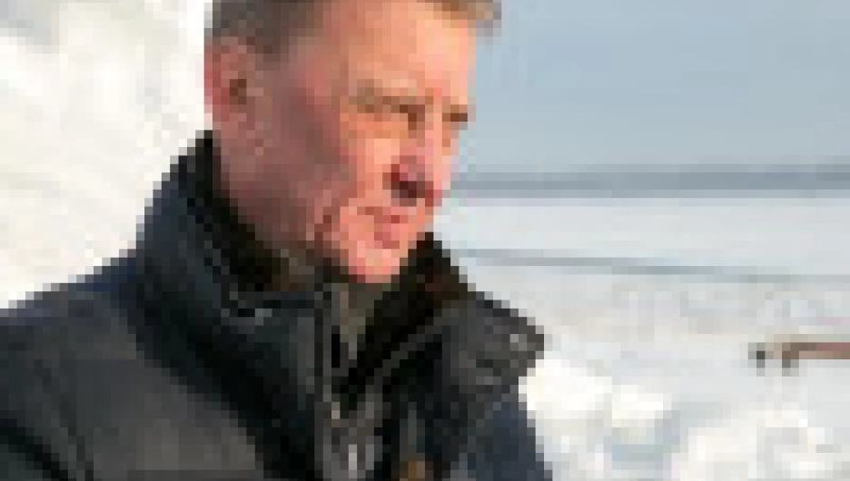 Вячеслав Франк проверил строительство Крещенского городка в Барнауле.