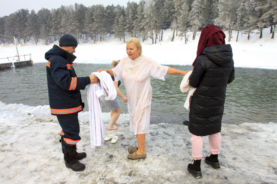Крещение в Барнауле. 2022 год.