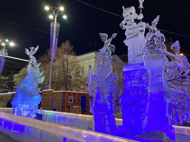 Ледовый городок в Екатеринбурге