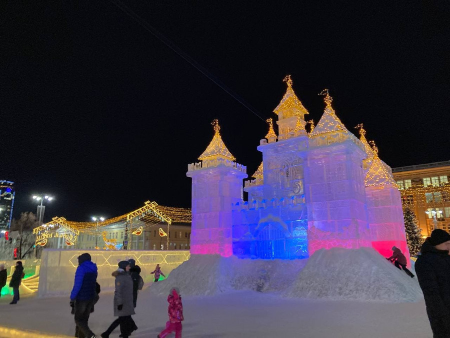 Ледовый городок в Екатеринбурге