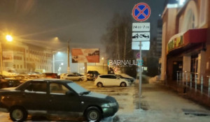 Парковочные места на ул. Балтийская, 39 в Барнауле.