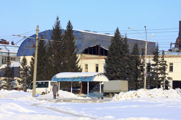 Окрестности первого подземного перехода в Барнауле.