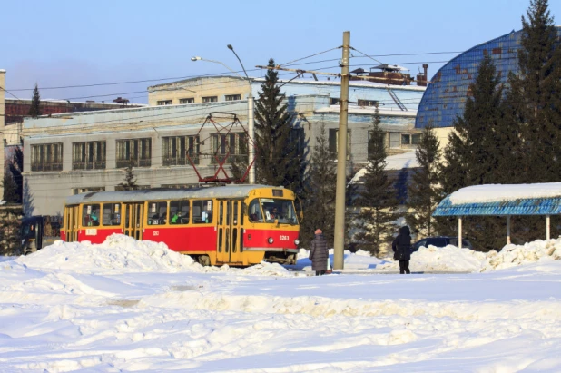 Окрестности первого подземного перехода в Барнауле.