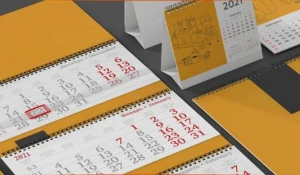 Печать календарей с логотипом.