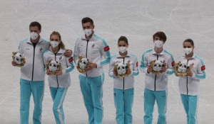 Российская сборная завоевала золотую медаль в фигурном катании на Олимпиаде-2022.