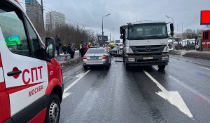 Массовое ДТП на Рублевском шоссе.