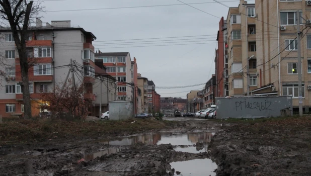 Дороги в поселке Российский.