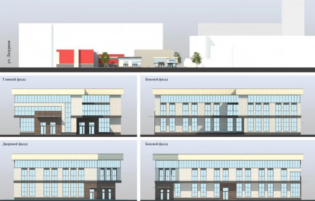 Визуализация проекта детской офтальмологической клиники на ул. Лазурная, 12. 