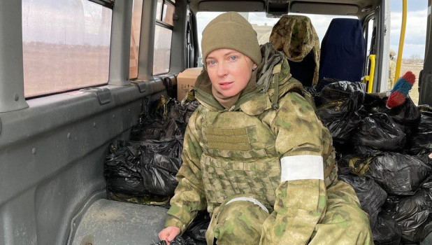 Наталья Поклонская посетила Херсонскую область Украины с гуманитарной миссией.