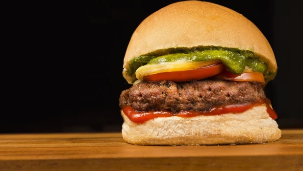 Гамбургер, фастфуд, еда.