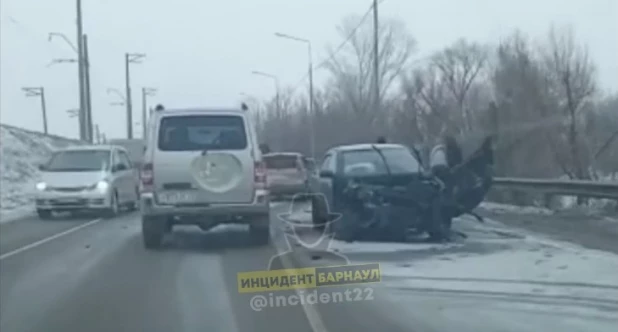 ДТП у Старого моста в Барнауле.