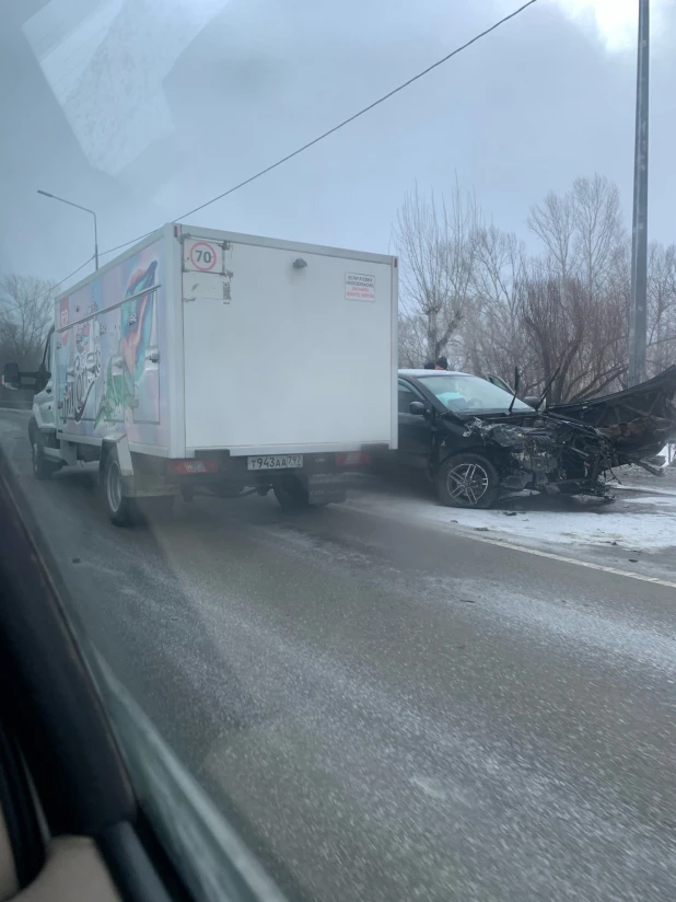 ДТП у Старого моста в Барнауле.