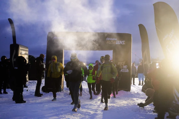 Гонка Adrenaline Rushians Ultra Ice Marathon.  