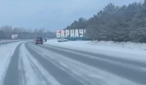 ДТП на въезде в Барнаул.