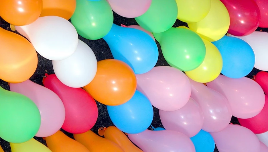 Воздушные шары, праздник, день рождения.
