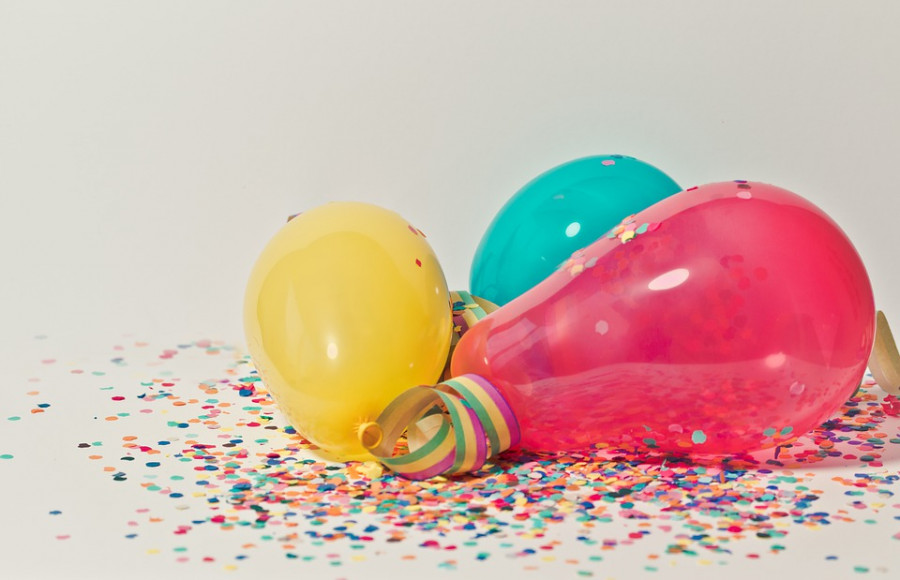 Воздушные шары, праздник, день рождения.
