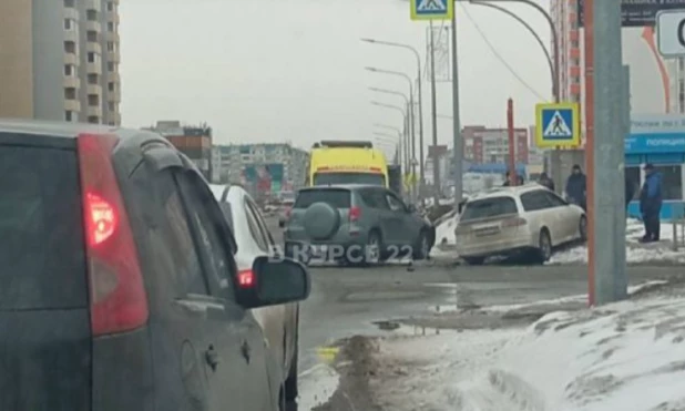 ДТП в Барнауле с пострадавшим ребенком.