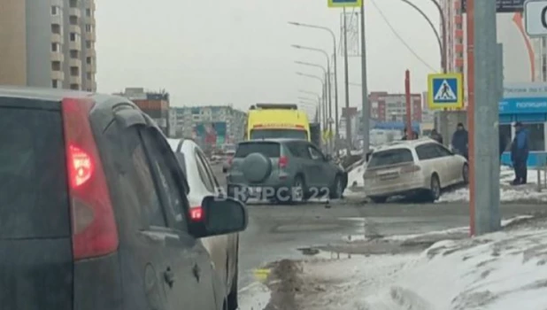 ДТП в Барнауле с пострадавшим ребенком.