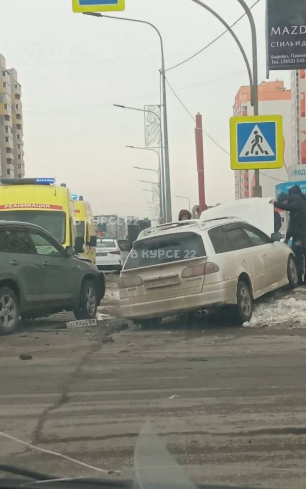 ДТП в Барнауле с пострадавшим ребенком.