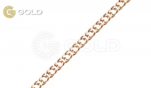 Литая цепочка из золота.